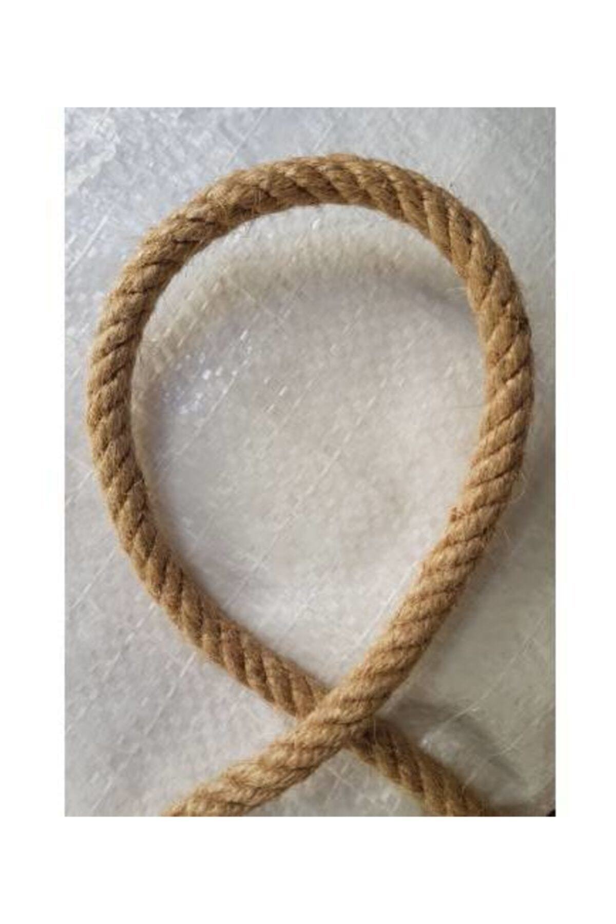 8 Mm Jüt Halat Kendir Urgan - Dekoratif Halat - Süs İpi - Görsel 2